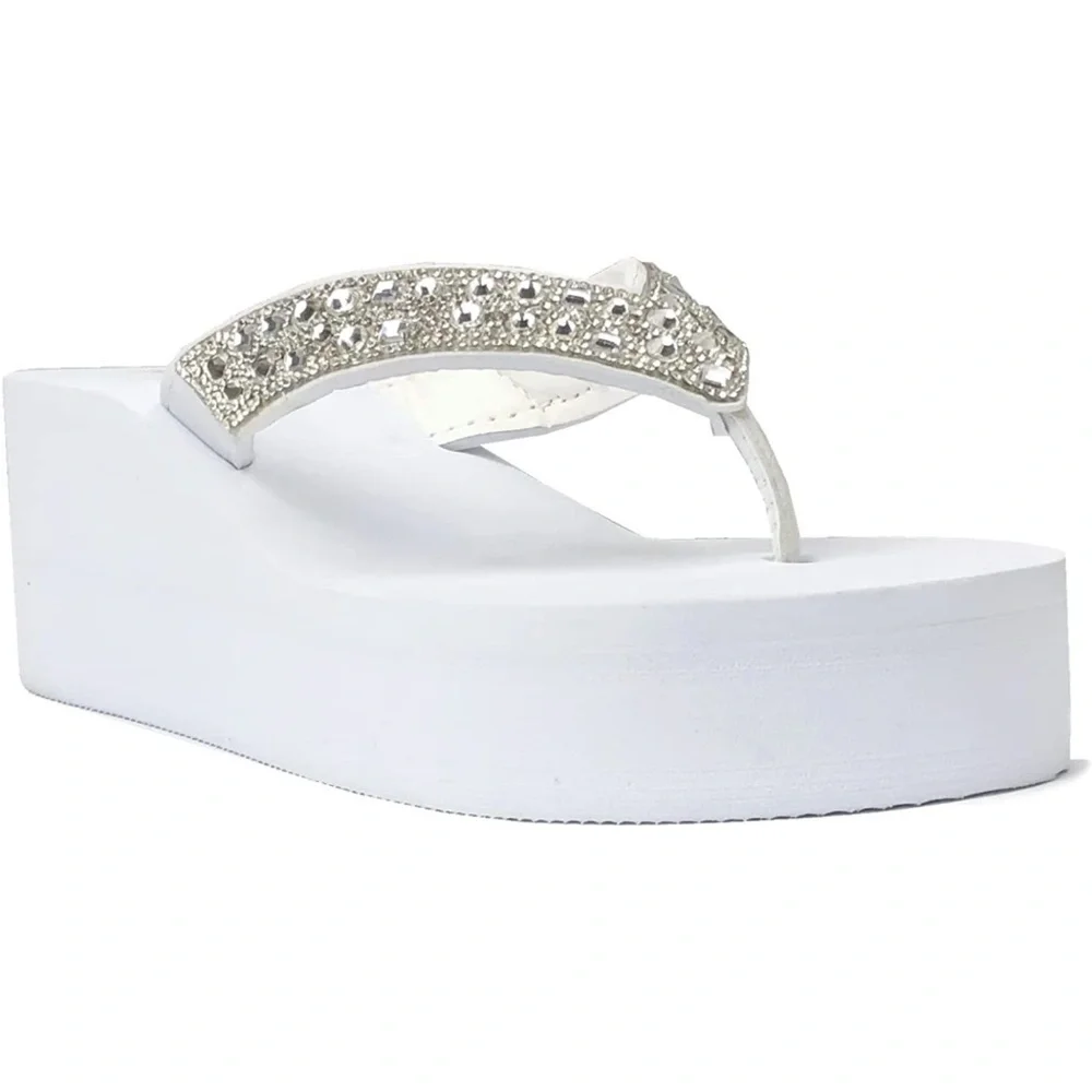 🌸🥂HOST PICK🥂🌸 Platform Jewel Wedge Sandals - Picture 2 of 6